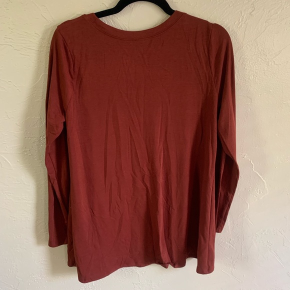 Rust Maternity Top - Picture 2 of 3